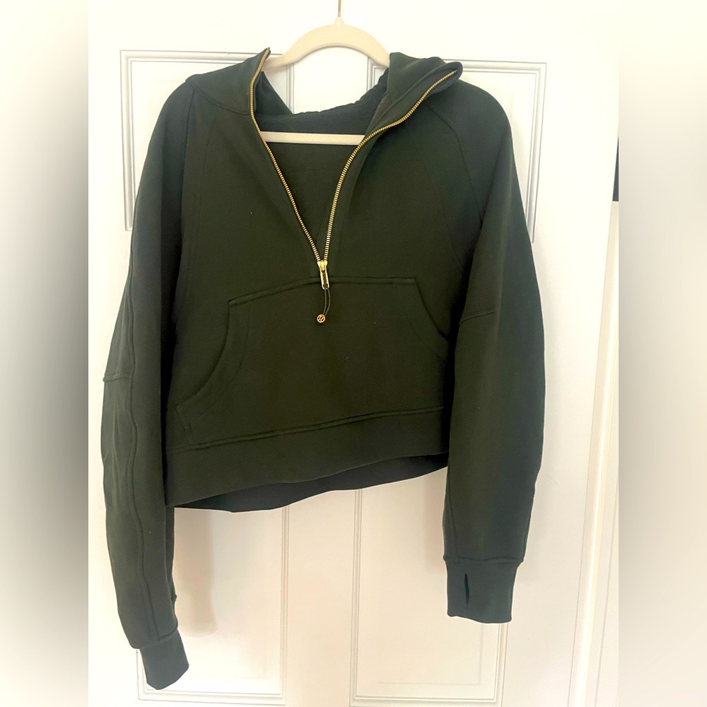 Lululemon Oversized half-zip Olive Green Women's Hoodie